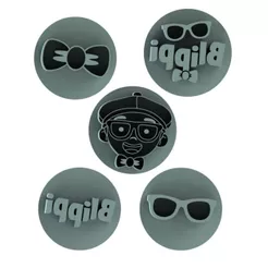 Kit Carimbo para Docinhos e Brigadeiro Blippi - 5 unidades