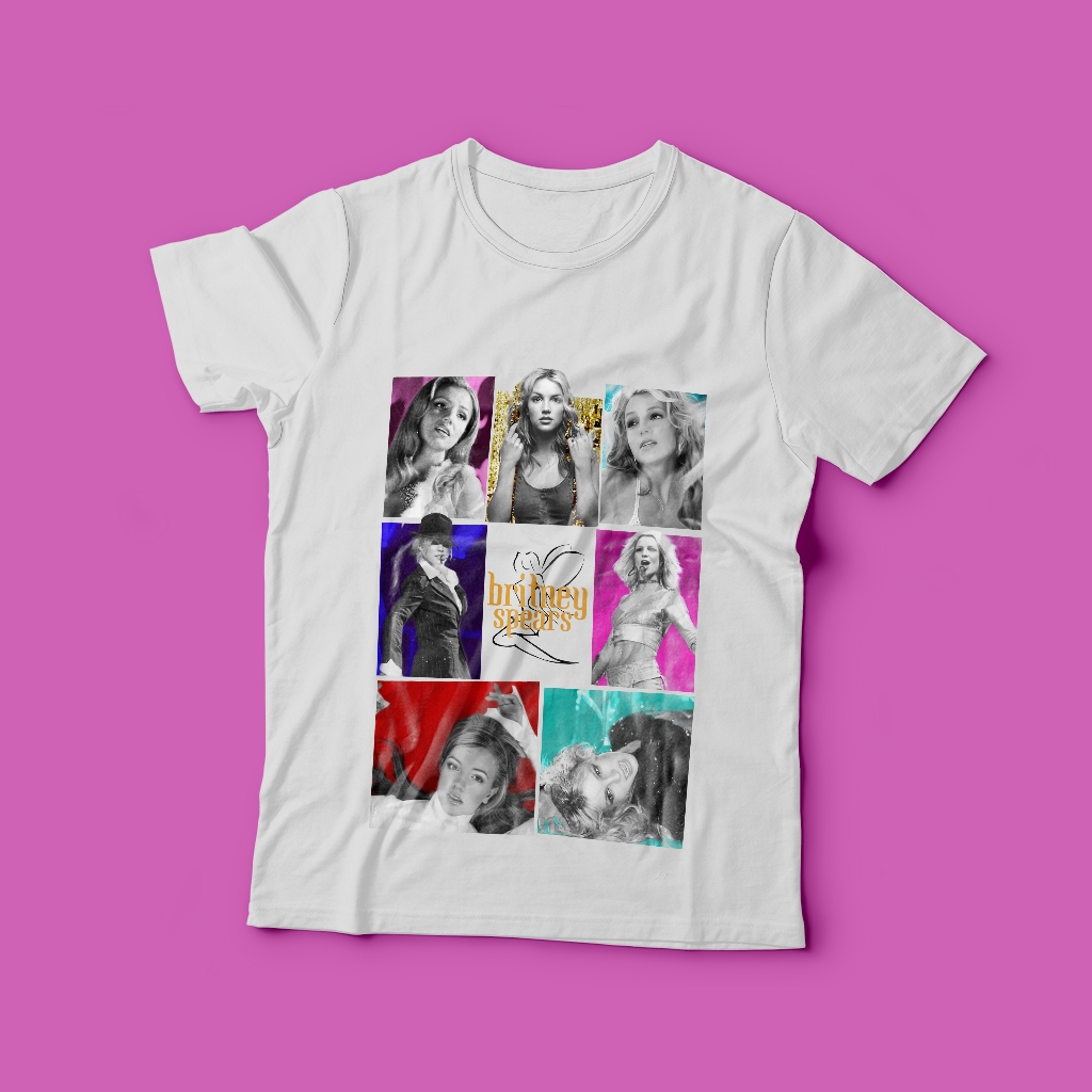 Camiseta Era Oops, I Did It Again..! (Britney Spears) de Algodão Unissex