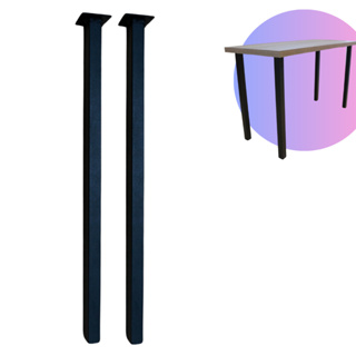 2 Pés Para Mesa Bancada 90cm de Altura Cannes Slim Aço em Oferta na Shopee
