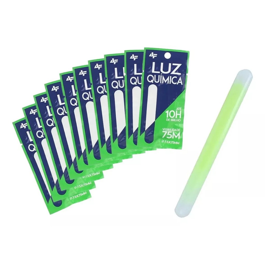 LUZ QUIMICA 75MM PARA PESCARIA DE MAR (BOIA DE ESPADA)