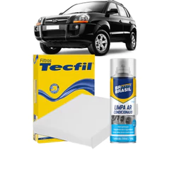 Filtro Cabine Ar Condicionado + Limpa ar Spray HYUNDAI Tucson 2.0 2.7