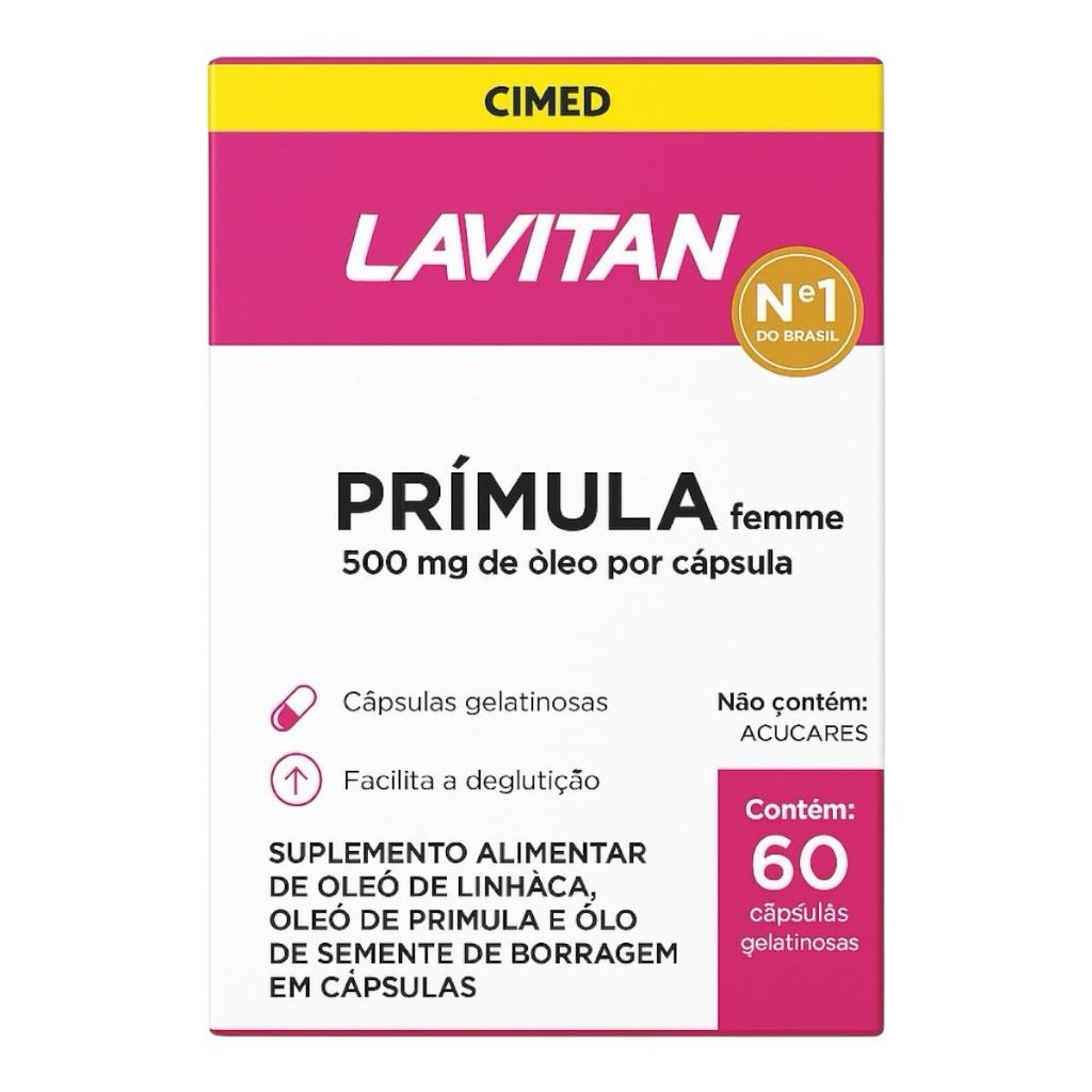Lavitan Óleo De Prímula Femme 60 Cápsulas