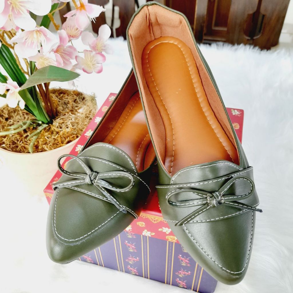 Mocassim Feminino Elegante Casual Bico Fino Bico Quadrado Confortável Macio Antiderrapante Delicado