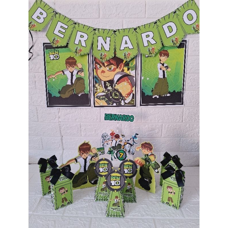 Kit Festa só um bolinho Ben10  Personalizados - decoração - lembrancinhas - papelaria - aniversário - festa infantil
