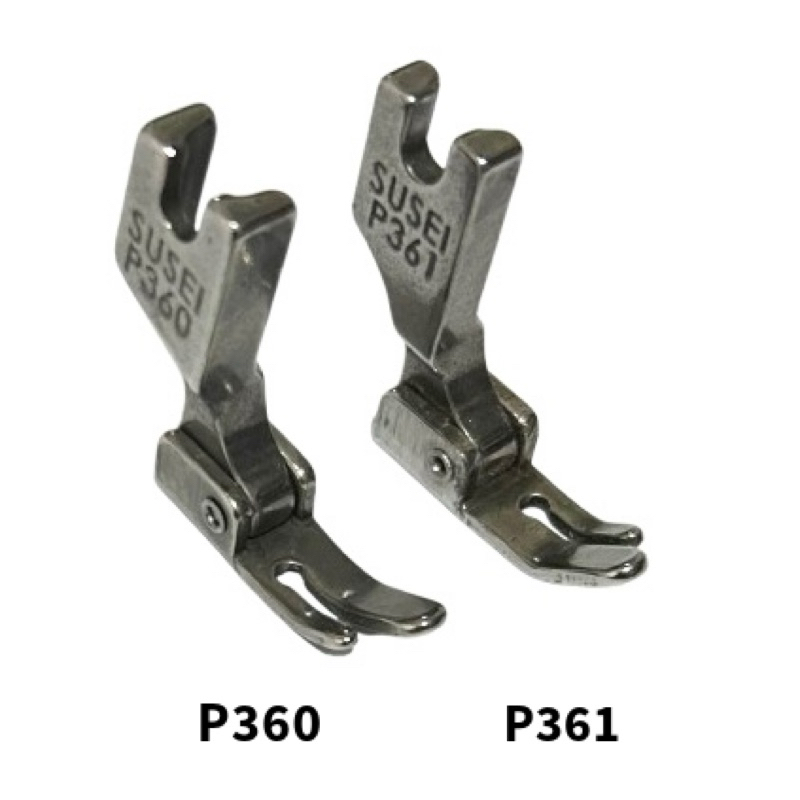 Calcador Zíper P360 P361 Estreito Fino Esquerdo Direito Para Máquina Reta Industrial em Oferta na Shopee