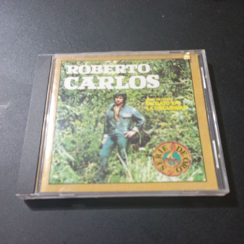 CD Roberto Carlos Canta em Español Un Gato en La Pscuridad CBS Serie Oro Importado 1990 Original (Rarissimo)