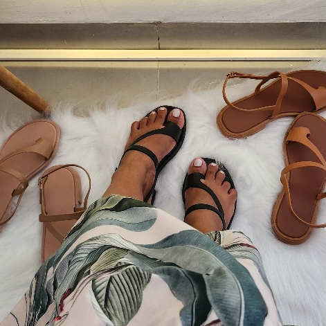 Sandália Feminina Grapassos class Confortável Casual Delicada Para Passeios Oferta