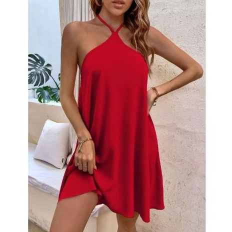 VESTIDO FEMININO RODADO CURTO FRENTE UNICA SOLTINHO ALCINHA COSTA ABERTA ELASTICO FRESQUINHO em Oferta na Shopee