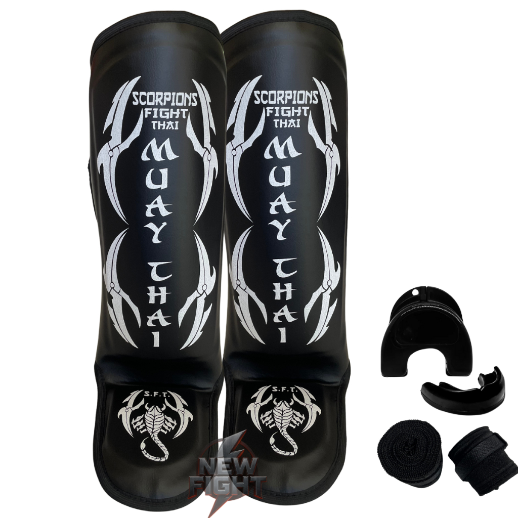 Caneleira Muay Thai Boxe kickboxing Treino e Sparring