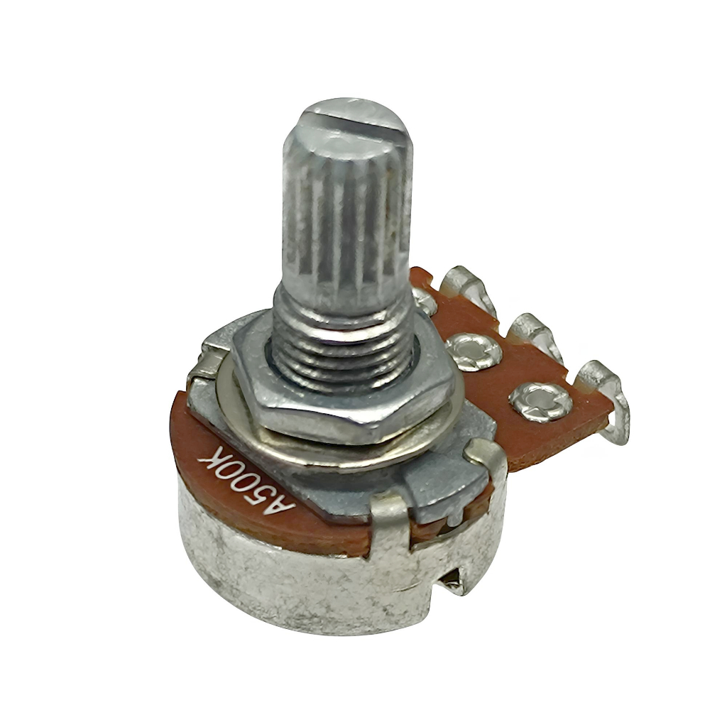 Potenciômetro Volume p/ Guitarra e Baixo A500K Eixo Curto