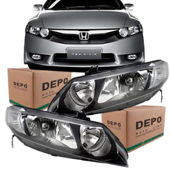 Par Farol Depo Honda Civic 2007 2008 2009 2010 2011 Original Depo
