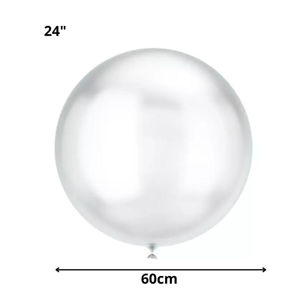 50 Balão Bubble Transparente 24 Polegadas 60cm Decoração P/ Festas Baladas Casamentos Aniversarios em Oferta na Shopee