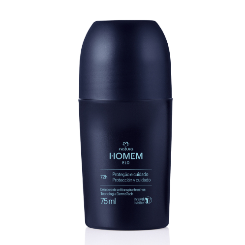 Desodorante Antitranspirante Roll-On Natura Homem Elo 75ml 72h Proteção Rollon Envio Imediato