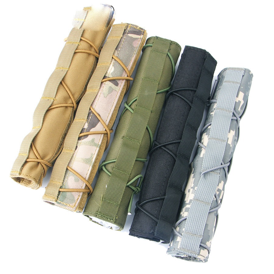 Capa Cover Protetor Tactical para Suppressor de Carabina Airsoft Sniper Rifle Comprimento 220mm
