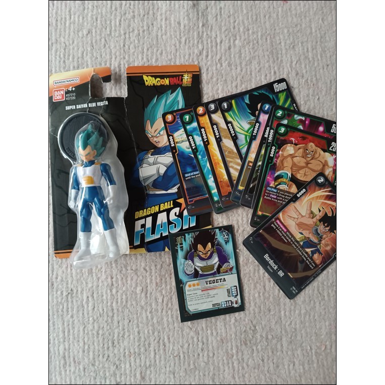 Colecionável Dragon Ball Super - Vegeta Super Saiyajin Blue (Original - Novo) Bandai Namco & Cards