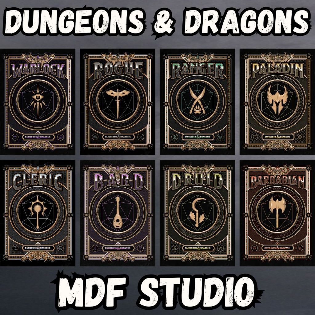 Placas Quadros Decorativos -  Dungeons & Dragons: Aventuras Épicas em Cada Detalhe! ANÚNCIO 3