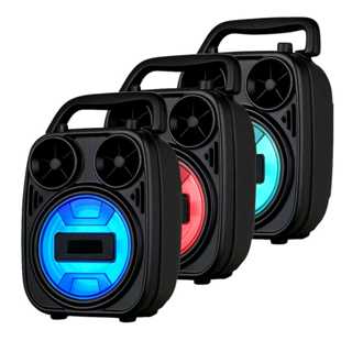 Caixa De Som Lead Bluetooth Pen Drive/Rádio/USB/TF/FM/MP3 Portátil Amplificada Música em Oferta na Shopee