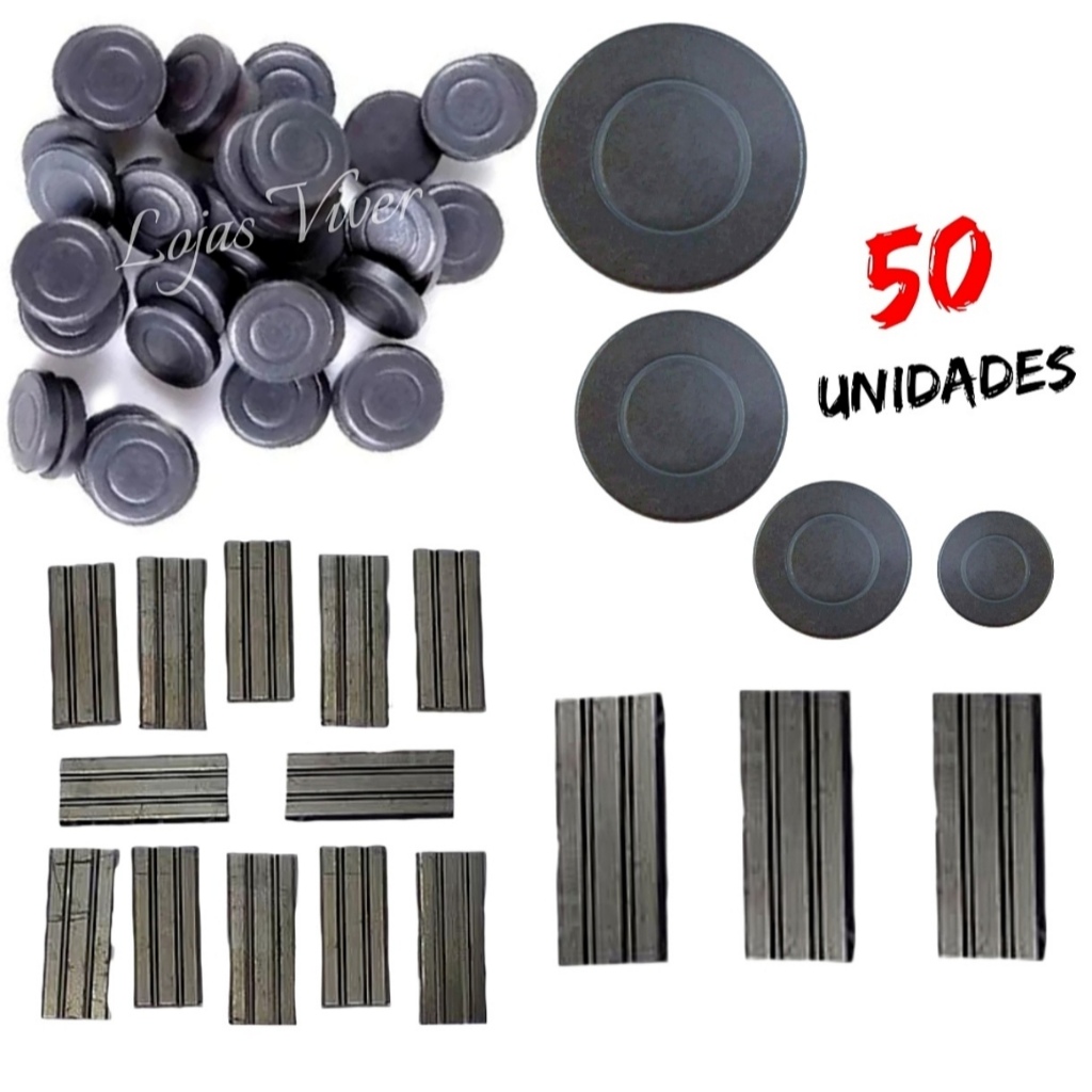 Imã Redondo / Cortado Escolha o Tamanho - 50 Unidades