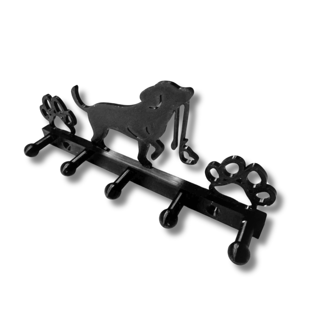 Porta Chave Coleira Guia | Design Pet Cachorro com Patas | 5 Ganchos em Oferta na Shopee