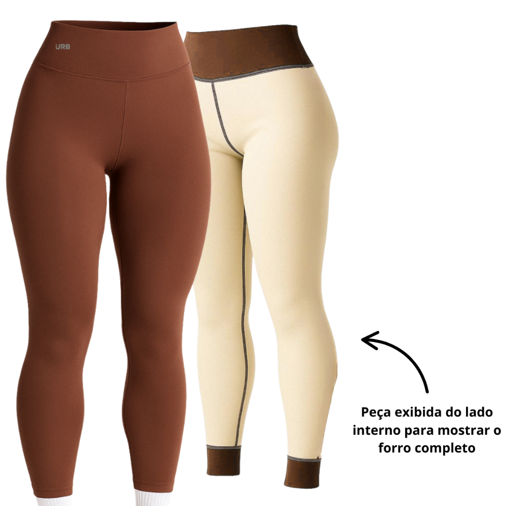 Conjunto fitness academia feminino calça legging e top em poliamida tendencia com forro zero transparencia