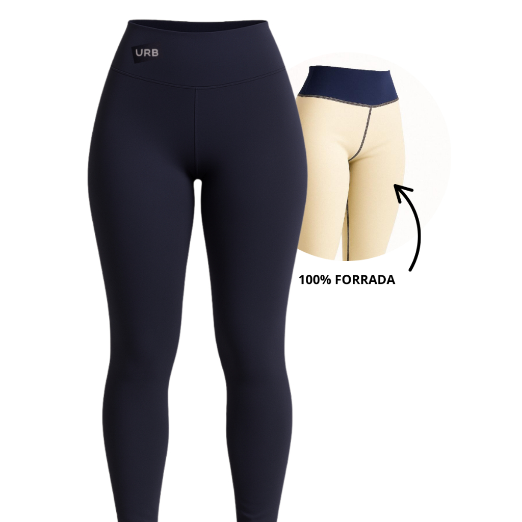 Calça Legging Esportiva Academia Feminina Cintura Alta zero transparencia