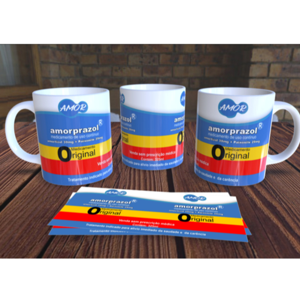 Caneca Remédio Café Paracetaloka Paracetaloca 325 ML - PERSONALIZADA