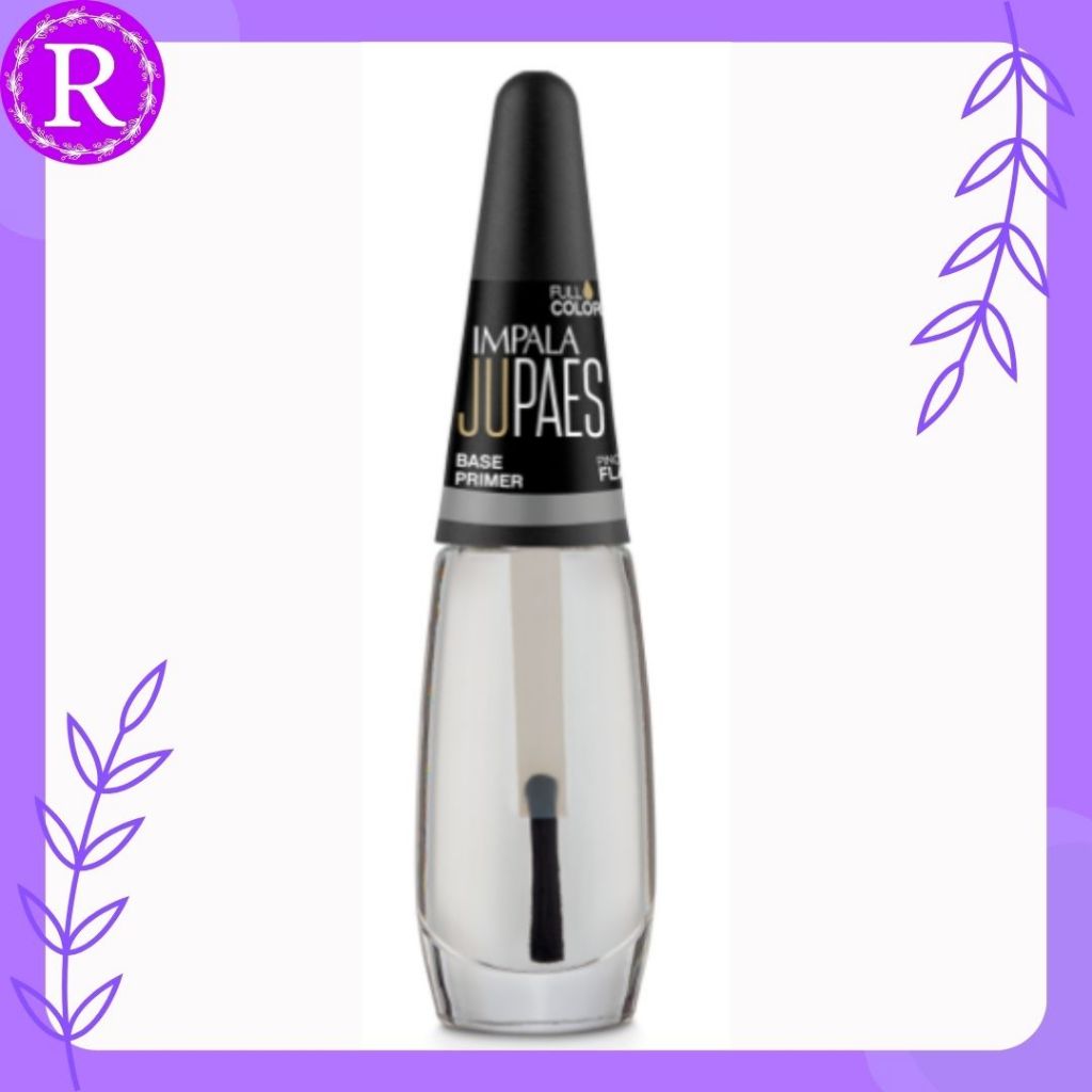 Base Impala Base Primer Coleção Jupaes 7,5ml - preparação da esmaltação, base protetora de unha, hipoalergênico.