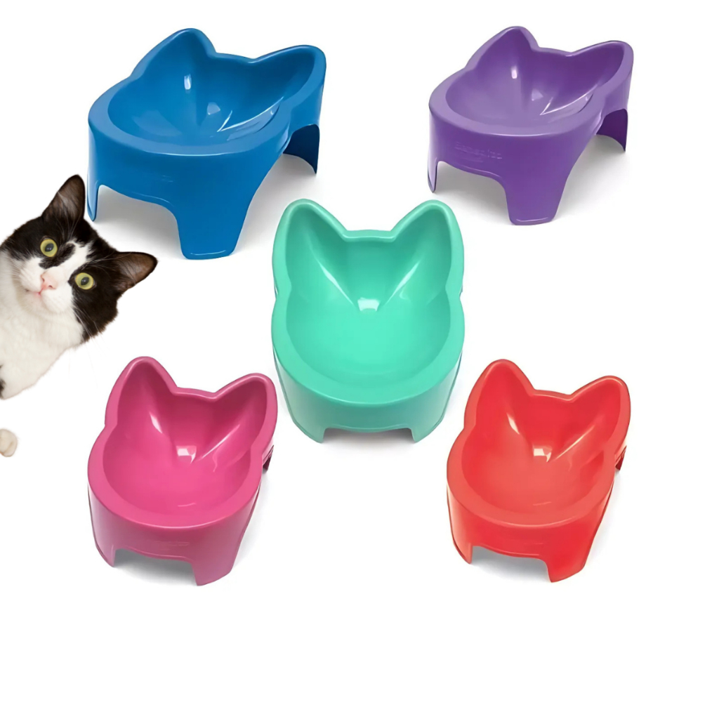 Comedouro P/ Gatos Pote Elevado Ração Sao Beneditol  ou 150 ml São Benedito comedouro bebedouro
