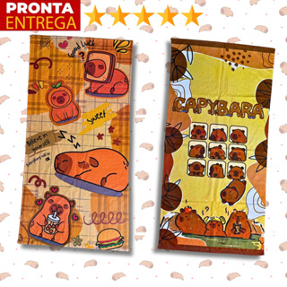 Toalha De Banho E Praia Piscina Infantil Capivara Capybara em Oferta na Shopee