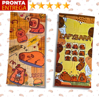 Toalha De Banho E Praia Piscina Infantil Capivara Capybara