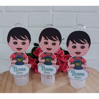 30 Apliques para tubetes Bento e Totó - Festa infantil -Lembrancinhas Personalizadas