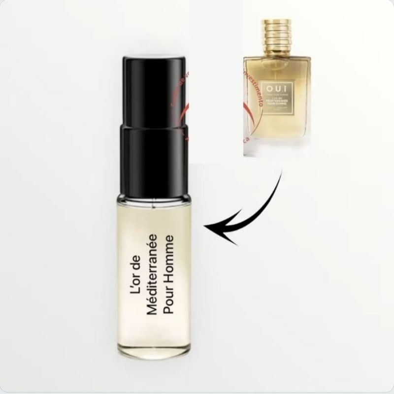 Perfume O.U.I. L'or de Mediterranée Pour Homme 5ml Masculino - Original
