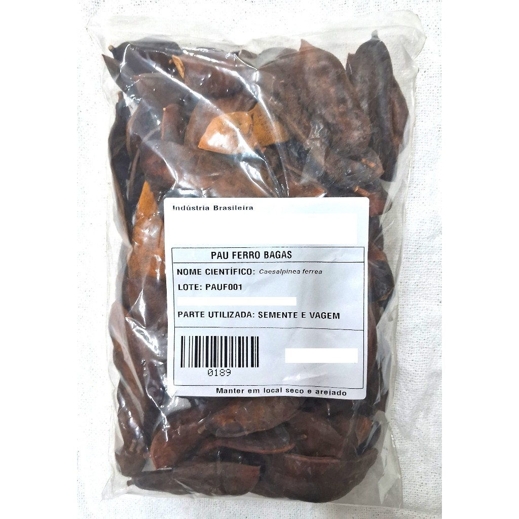 Chá de Pau Ferro Bagas ( Bagas de Jucá ) 500g em Oferta na Shopee