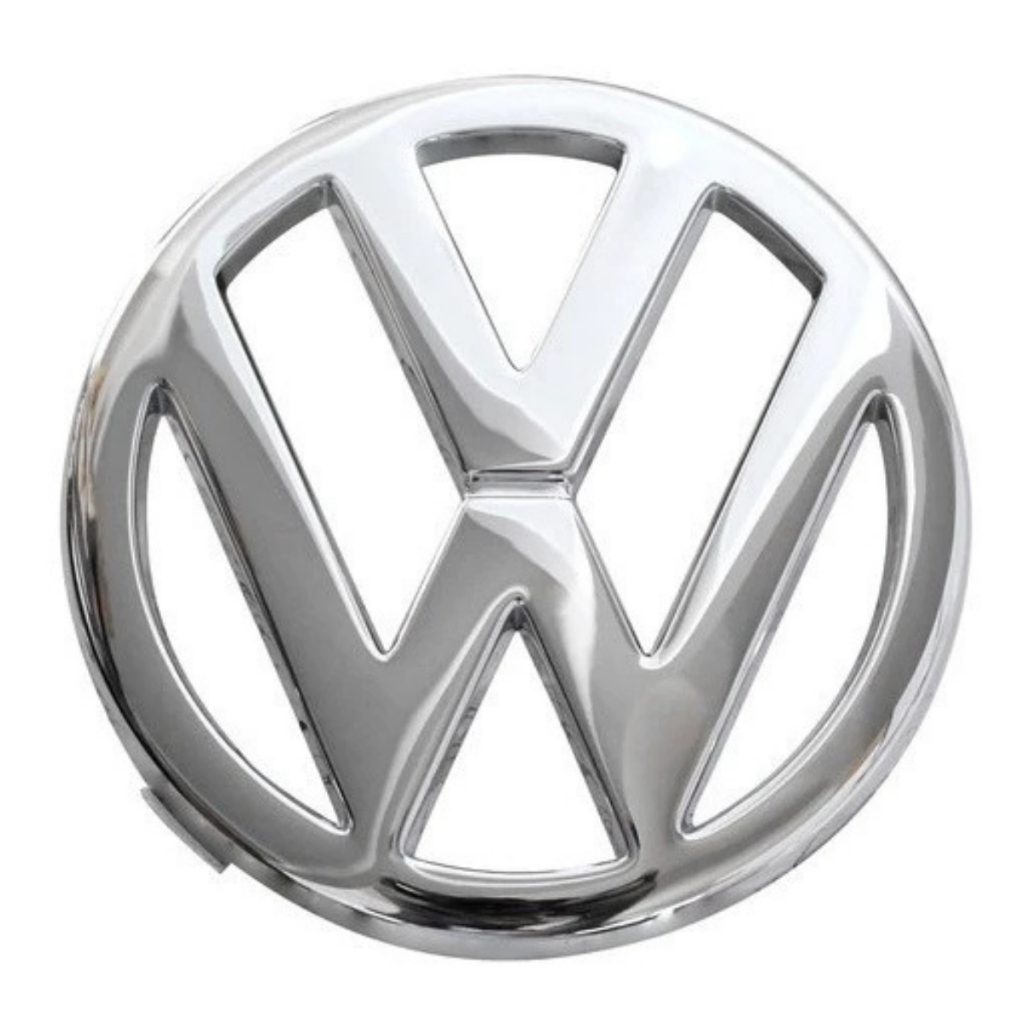 Emblema Volkswagen Gol Fox Saveiro Parati Cromado Grade Dianteira Original Vw G4 Novo Cromo Encaixe