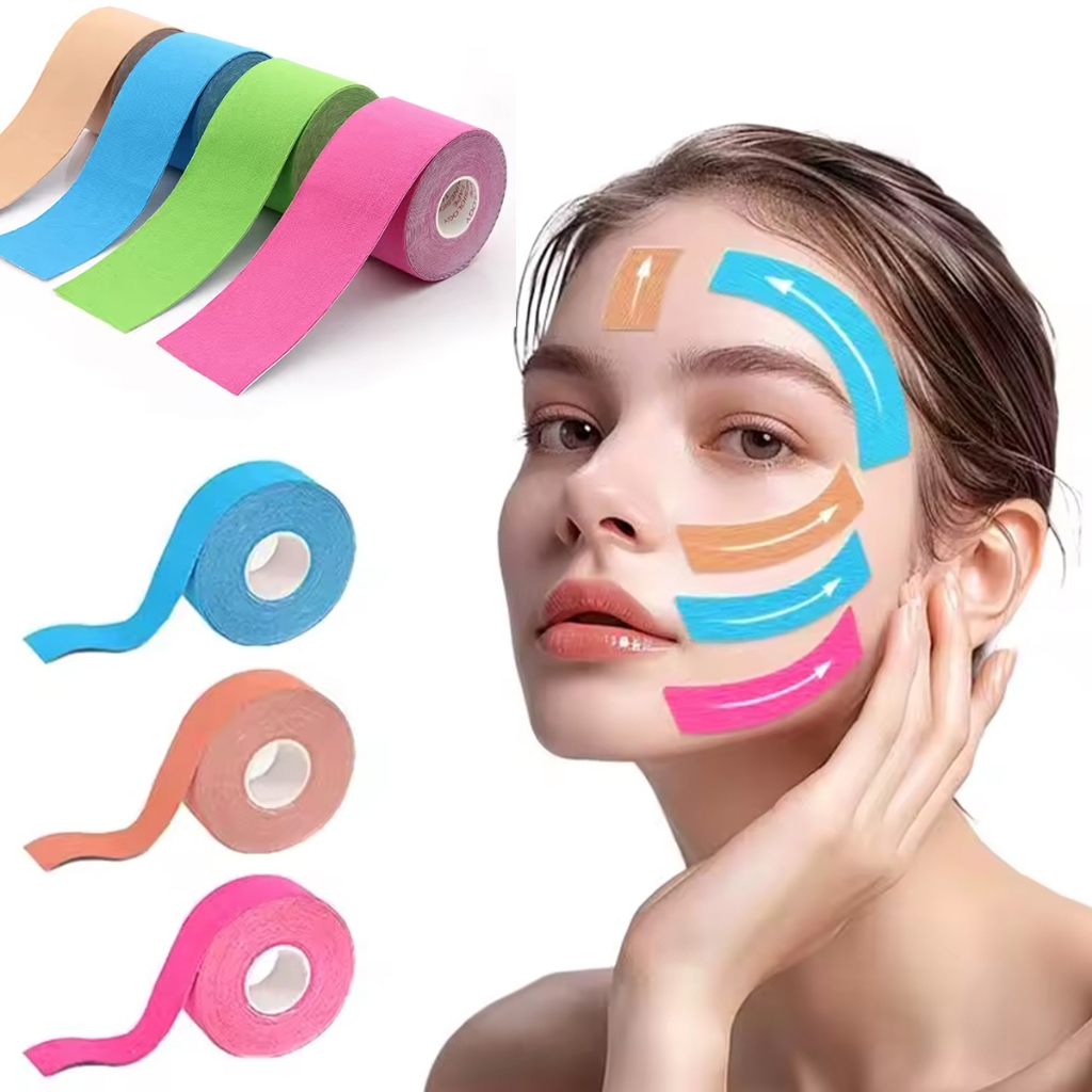 Bandagem Elástica 5Cm X 5M - Fita Kinesio Tape Fisioterapia