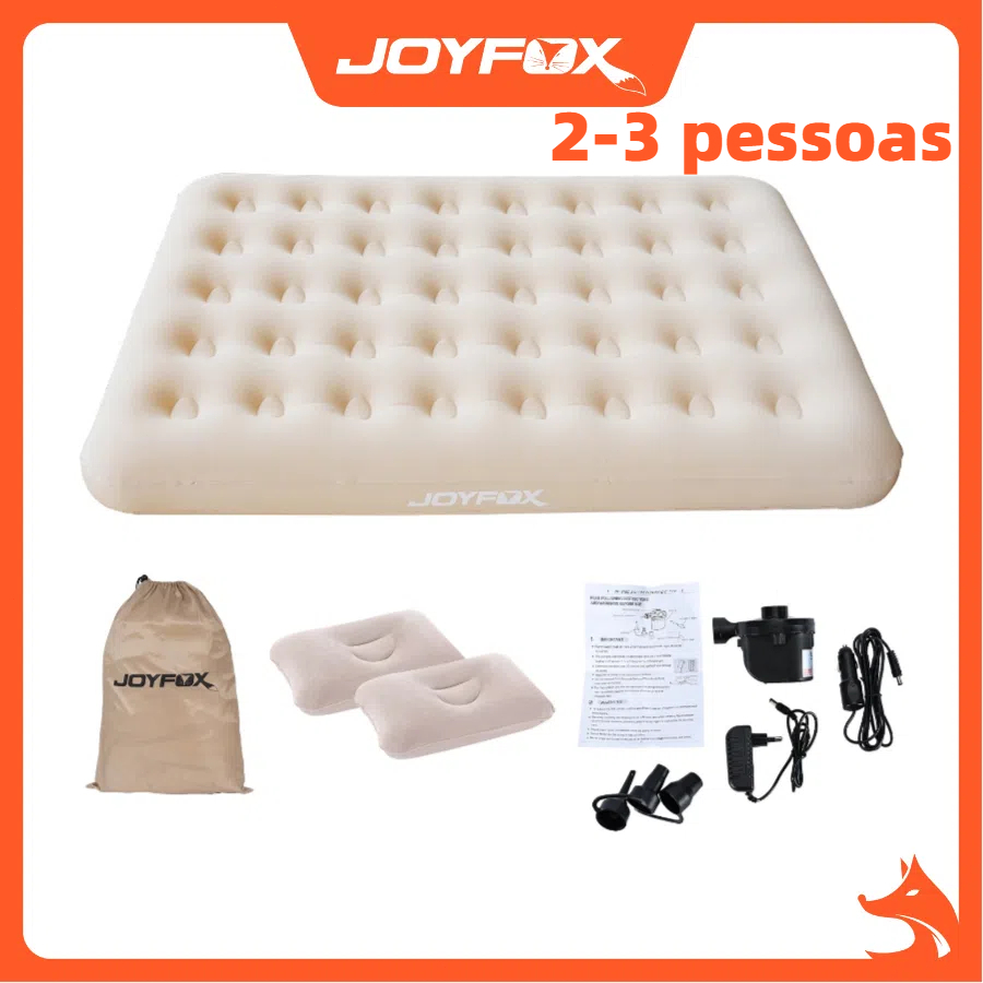 JOYFOX Cama inflável para viagem bomba De Ar Universal Colchão insuflável duplo de forte apoio