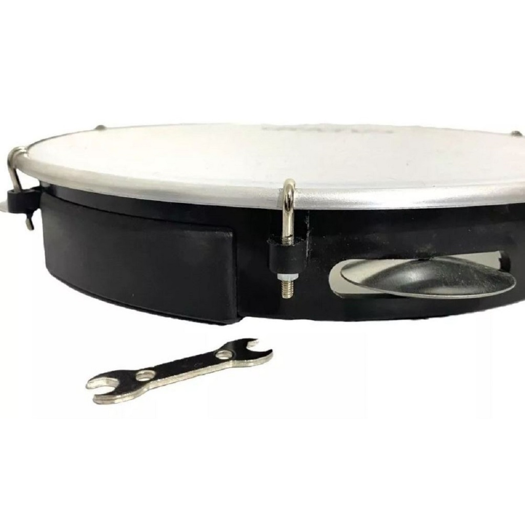 Kit com 8 pandeiros RMV 10'' pele leitosa