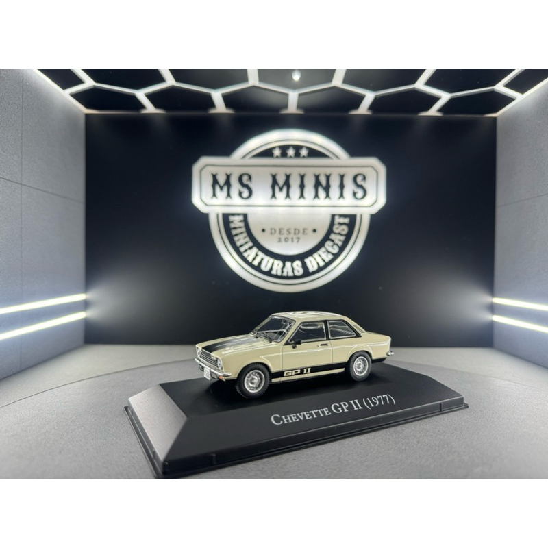 Miniatura Chevrolet Chevette GP II (1977) 1/43 Chevrolet Collection Série Ouro