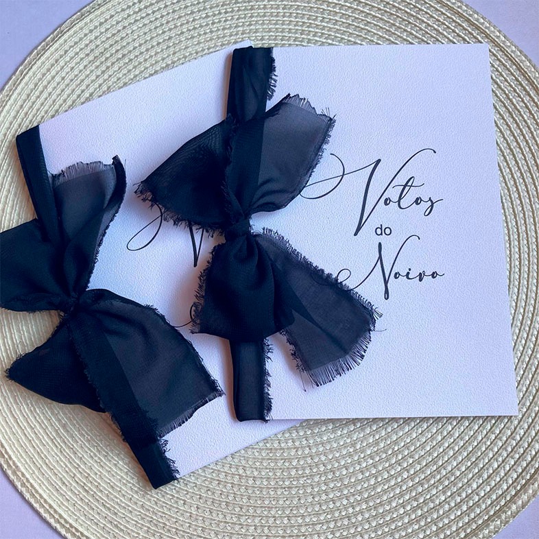 Kit De Votos Casamento Personalizado Fita Artesanal Votos Da Noiva Do Noivo Várias Cores