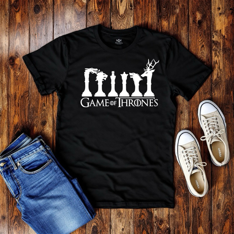 Camiseta Game of Thrones 100% Algodão Serie | Estampa Nerd Geek Masculina
