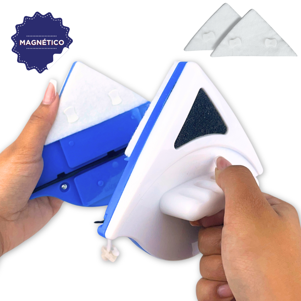 Limpador De Vidro Magnético - Dupla Face C/ Super Imã Mágico - Nybc em Oferta na Shopee