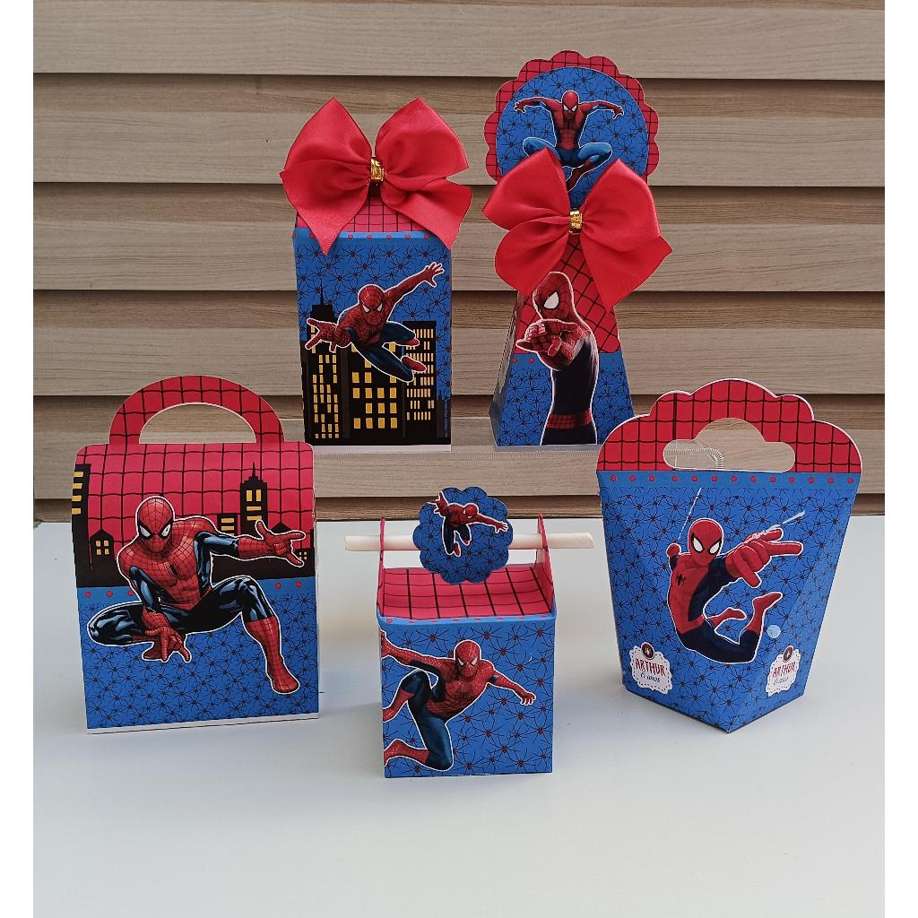 Lembrancinha personalizada Homem Aranha/kit festa Homem Aranha/Festa infantil