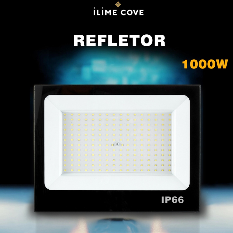 Refletor LED 1000W Holofote Bivolt Super Brilhante e Econômico IP66 à Prova d'Água Luz Branco Frio em Oferta na Shopee