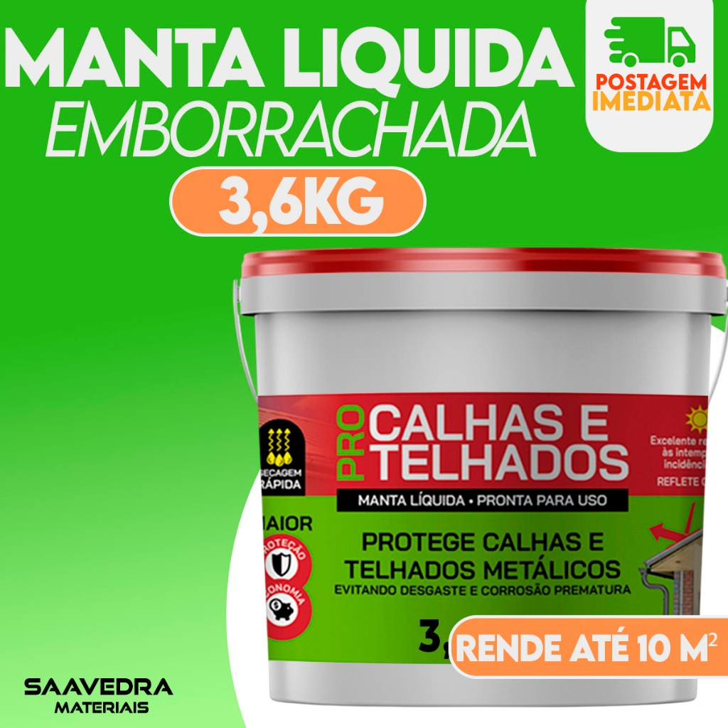 Manta líquida Calhas e Telhados Pro metalica galvanizado premium - garin vedag 3