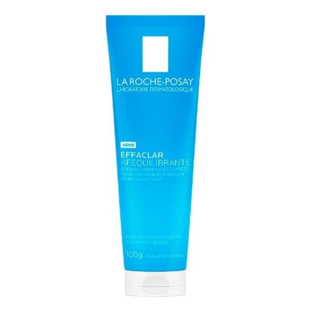 Espuma Cremosa De Limpeza La Roche-Posay Effaclar Reequilibrante Com 100g em Oferta na Shopee