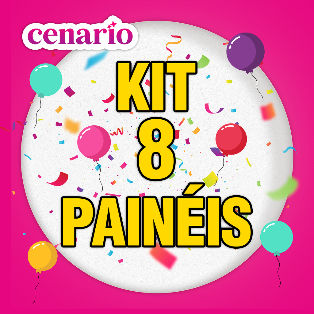 Kit Painéis 8 Redondo 50x50 cm Tecido Sublimado Escolha seu Tema Mini Festa Mesa Pegue e Monte em Oferta na Shopee