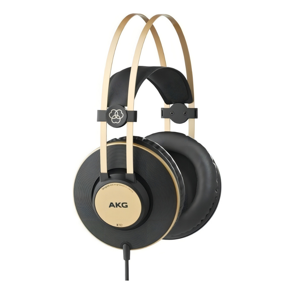 Fone De Ouvido Profissional Over-ear Akg K92 Black Gold em Oferta na Shopee