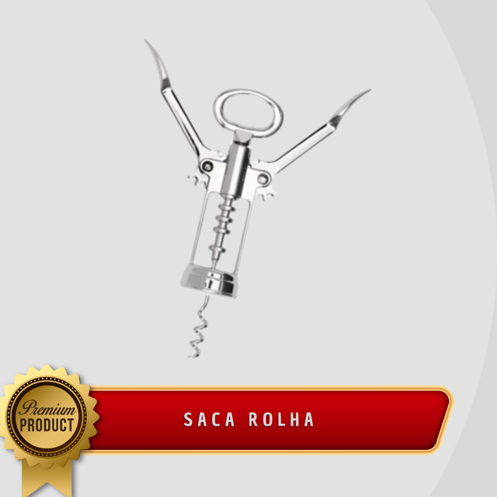 Saca Rolha de Garrafas de Vinho Abridor De Garrafa Metal Aço Reforçado Cozinha Utilidades
