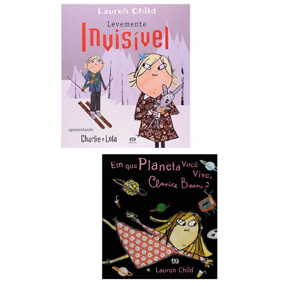 Livro Coleção de Lauren Child (Charlie e Lola e por Clarice Bean)