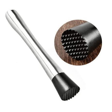 Socador de Caipirinha Inox Profissional - Macerador Frutas Barman Bar Drinks Muddler Barware em Oferta na Shopee